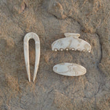 Contour Hair Pin - Sandstone